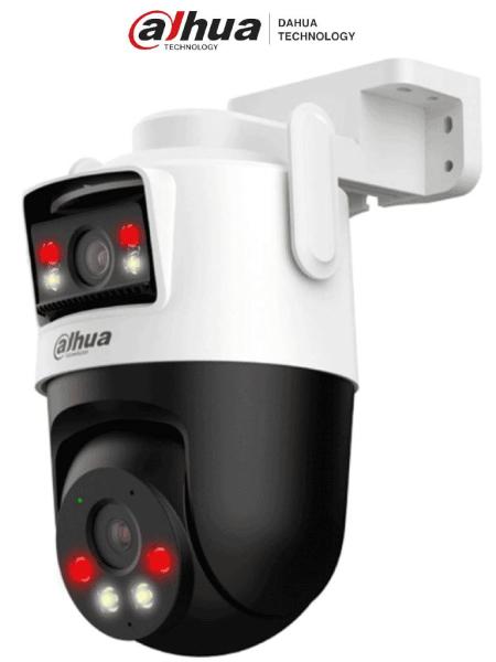 Imagen 1 del producto “Cámara DAHUA IPC-WPT1339DD-SW-3E2-PV - Cámara IP PT Wifi Dual de 6 Megapíxeles, Dos lentes de 3 MP cada uno (fijo y PT) ”