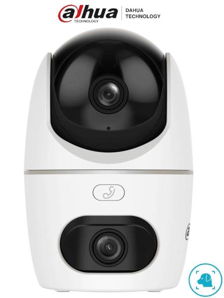 Imagen 1 del producto “DAHUA DH-HPT1539DD-STW-5E2-IL - Cámara IP PT Dual de 10 Mp/2 Lentes de 3k/ 30 de IR y Luz Visible/ Boton de Llamada/ Audio 2 vías - Ranura MicroSD ”