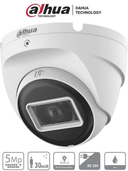 Imagen 1 del producto “Cámara DAHUA HAC-T2A51N-U-28-S2 cámara domo de 5 megapíxeles - 106 grados, metálica, lente 2.8mm, 30 metros ”