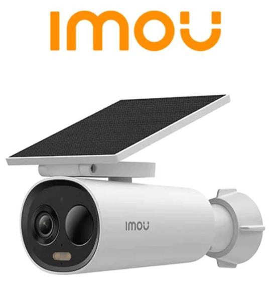 Imagen 1 del producto “Cámara IMOU IPC-K9DCN-3T0WE/FSP12-T IP PT de 3MP con WiFi - con batería, panel solar incluido, lente de 2.8mm, audio bidireccional ”