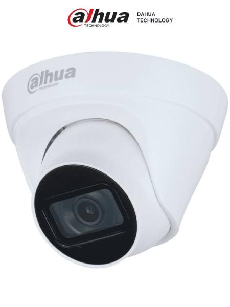 Imagen 1 del producto “Camara DAHUA DH-IPC-HDW1230T1P-A-0280B-S6 - Cámara IP Domo 2MP con lente de 2.8 mm y ángulo de visión de 102 grados - micrófono integrado, IR de 30m, IP67, ”