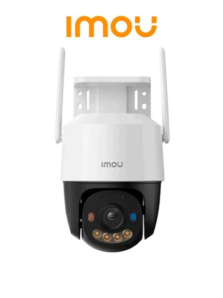 Imagen 1 del producto “CAMARA IMOU Cruiser SC 5MP IPC-K7FN-5H0WE - IP PT de 5 MP/Wifi/Full C/luces Rojo-Azul/Audio 2 Vías/30 M IR/Sirena de 110 dB/Ranura para MicroSD/ IP66 - ”