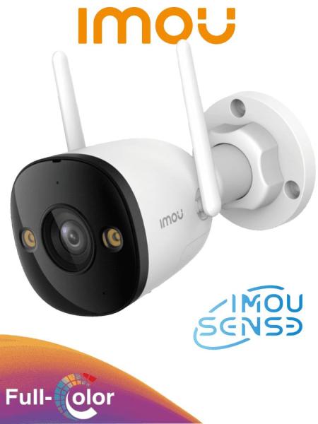 Imagen 1 del producto “CAMARA IMOU IPC-S3EN-5M0WE Bullet 3 5MP Cámara IP Bullet WiFi de 5MP - Full C, visión nocturna inteligente, audio bidireccional, 108°, IR 30m, IP6 MicroSD ”