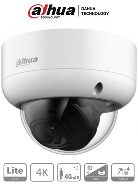 Imagen 1 del producto “Cámara DAHUA HAC-HDBW1801EAN - Camara Domo Antivandalica 4k - 8 Megapixeles ”