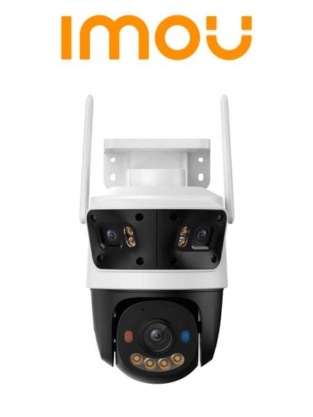 Imagen 1 del producto “Cámara IMOU Cruiser Triple 11MP IPC-S7UN-11M0WED - Cámara IP PT Triple Wifi Smart Color 11MP con 2 lentes Fijos de 3 Megapíxeles - ”