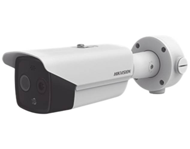 Imagen 1 del producto “Bala IP Dual / Térmica 6.2 mm (160 x 120) / Óptico 8 mm (4 Megapixel) / DETECCIÓN DE PERSONAS 182 m /40 mts IR - ”