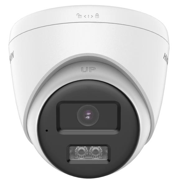 Imagen 1 del producto “Turret TURBOHD 4K 8mp / Lente 2.8mm/ 40m IR EXIR/ 40m Luz Bca/ Sirena y estrobo/ Audio Bidireccional/ Exterior IP67/ dWDR/ Dual Light/ ColorVu - ”