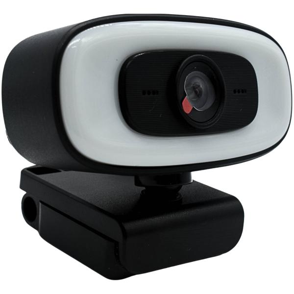 Imagen 1 del producto “CAM WEB FULL PRO MICROFONO LUZ OV-WCAM - Camara WEB FULL HD - WE, Micrcrofono, LUZ LED, 1920 x 1080 Pixeles, USB 2.0 ”