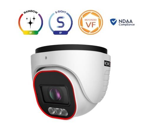 Imagen 1 del producto “Camara domo IP 4 MP Full Color - Lente MVF 2.8-12mm (105.4-34°), de dia detecta hasta 59 a181mts/Reconoce: 11a36mts/Idetifica: 5 a9 mts, IR 40 mts, IP67 ”