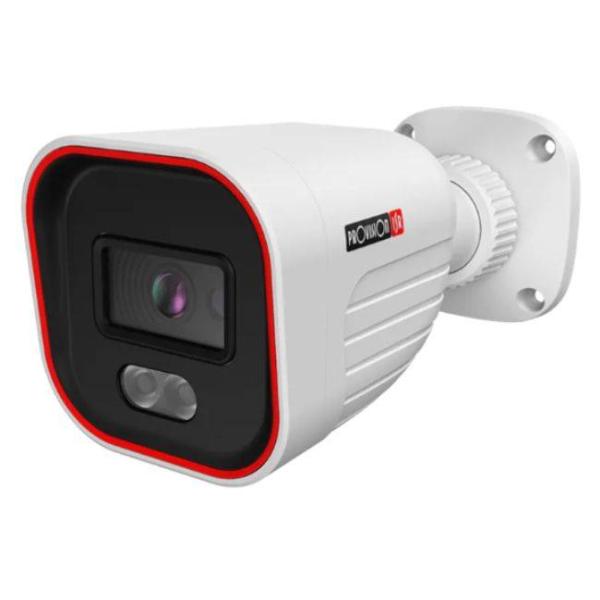 Imagen 1 del producto “Camara bala IP 2 MP - Lente fijo 2.8mm (93°), de dia detecta hasta 40 mts/Reconoce: 8 mts/Idetifica: 4 mts, IR hasta 20 mts, microfono, WDR, IP67 ”