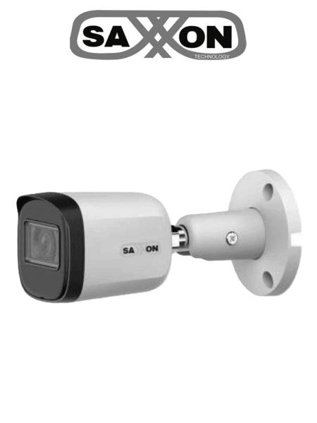 Imagen 1 del producto “SAXXON SUA-HAC-B20M-0280B- Cámara Tipo Bala de 2 Mp   1080P/ Lente de 2.8 mm - 100°/ Iluminación IR Inteligente 30m Para Exterior IP67 Cámara Metálica ”