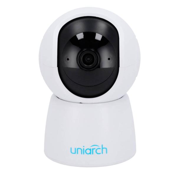 Imagen 1 del producto “Cámara IP Mini PT Uniarch (Uho-S2) 2MP / Lente Fijo de 3.6mm / IR10M / MicroSD 256GB / Micrófono + Altavoz / Interior - ”
