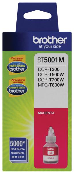 Imagen 1 del producto “Botella de tinta Brother BT5001M magenta - rendimiento aproximado 5, 000 páginas, compatible con DCPT220, DCPT520DW, DCPT720DW, MFCT920DW ”