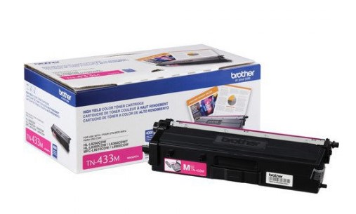 Imagen 1 del producto “Tóner Brother TN433M magenta - rendimiento apróximado 4, 000 páginas, compatible con MFCL8900CDW ”