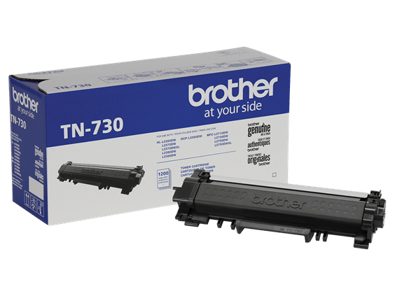 Imagen 1 del producto “Tóner Brother TN730 - negro, rendimiento aproximado 1, 200 páginas, para equipos DCPL2551DW. ”