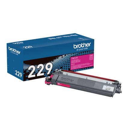 Imagen 1 del producto “Toner Brother TN229M magenta - rendimiento aproximado hasta 1, 200 páginas, compatible con DCPL3560CDW, MFCL3780CDW ”