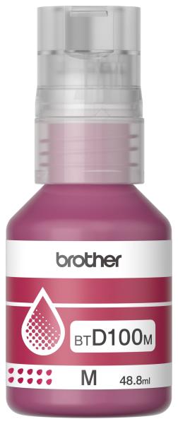 Imagen 1 del producto “Botella de tinta Brother BTD100M magenta - rendimiento aproximado 5, 000 páginas, compatible con DCPT230, DCPT530DW, DCPT730DW, MFCT930DW ”
