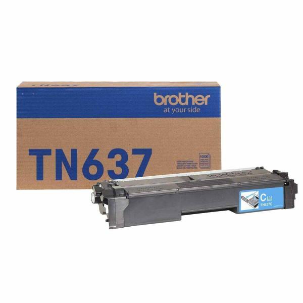 Imagen 1 del producto “Tóner Brother Valor TN637C cian - rendimiento aproximado 10, 000 páginas, compatible con HLL8570CDW, MFCL8730CDW, MFCL8970CDW ”