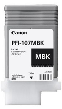 Imagen 1 del producto “Tanque de Tinta CANON PFI-107MBK - Negro, Inyección de tinta, Ampolla ”