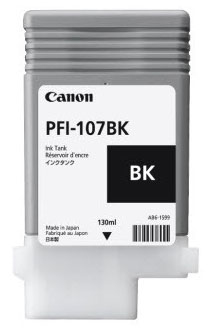 Imagen 1 del producto “Tanque de tinta CANON PFI-107BK - Negro, Inyección de tinta, Ampolla ”