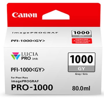 Imagen 1 del producto “Tanque CANON PFI-1000 GY - Gris ”