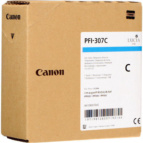 Imagen 1 del producto “Tanque CANON PFI-307 C - Cian ”