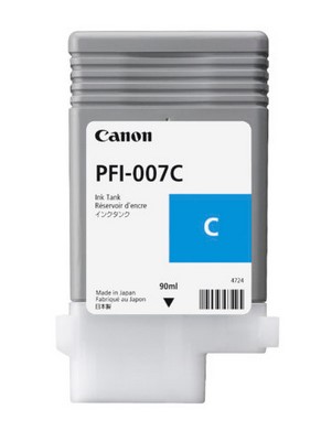 Imagen 1 del producto “Tanque CANON PFI-007 C - Cian, Canon ”