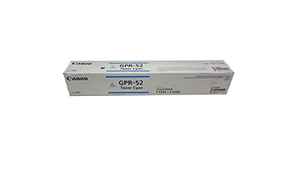 Imagen 1 del producto “Tóner. Canon GPR-52 CIAN. Aproximadamente 16.500 páginas de rendimiento - ”