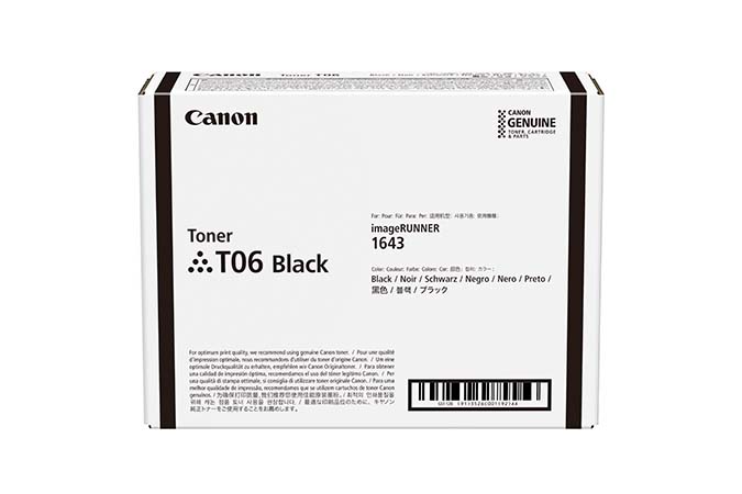 Imagen 1 del producto “Toner CANON T06 - Laser, Negro, 20500 páginas, Negro ”