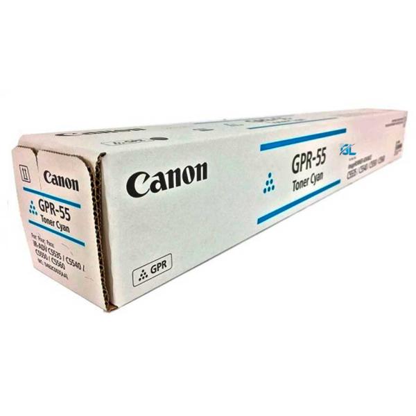 Imagen 1 del producto “Tóner. Canon GPR-55 0482C CYAN. Aproximadamente 60 - 000 páginas de rendimiento. Compatible con Canon ImageRunner Advance C5535/C5540/C5550/C5560 ”