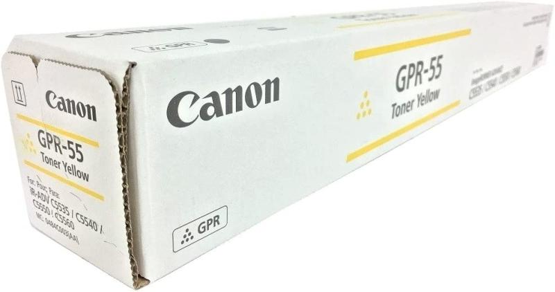 Imagen 1 del producto “Tóner. Canon GPR-55 0484C AMARILLO. Aproximadamente 60 - 000 páginas de rendimiento. Compatible con Canon ImageRunner Advance C5535/C5540/C5550/C5560 ”