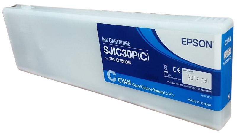 Imagen 1 del producto “Cartucho Epson Cian EPSON SJIC30P - Cian, Epson ”