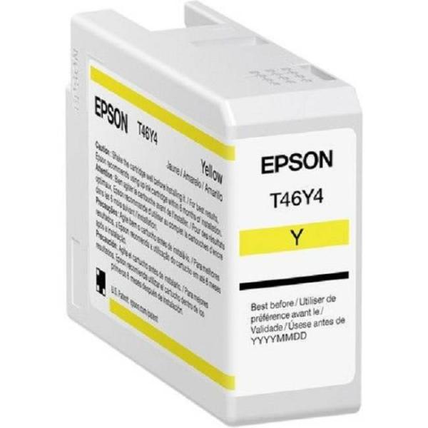 Imagen 1 del producto “Cartucho Epson Pro10 T46Y400 Tinta UltraChrome Yellow 50ML Compatible para SureColor P900 - ”