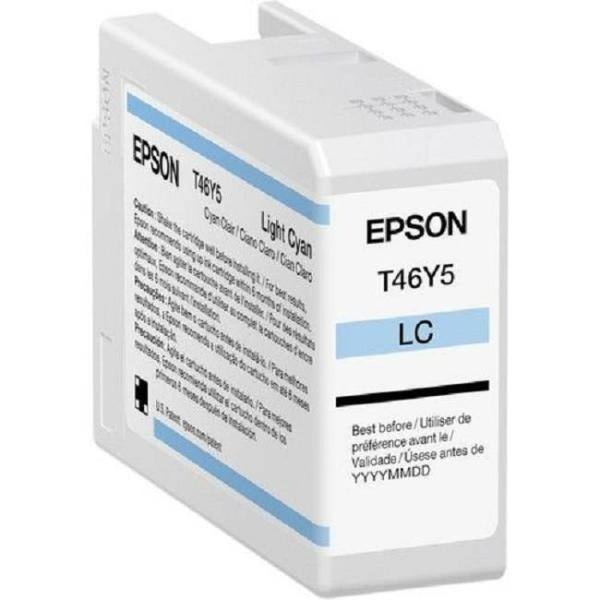 Imagen 1 del producto “Cartucho Epson Pro10 T46Y500 Tinta UltraChrome Light Cyan 50ML Compatible para SureColor P900 - ”