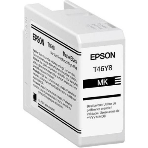 Imagen 1 del producto “Cartucho Epson Pro10 T46Y800 Tinta UltraChrome Matte Black 50ML Compatible para SureColor P900 - ”