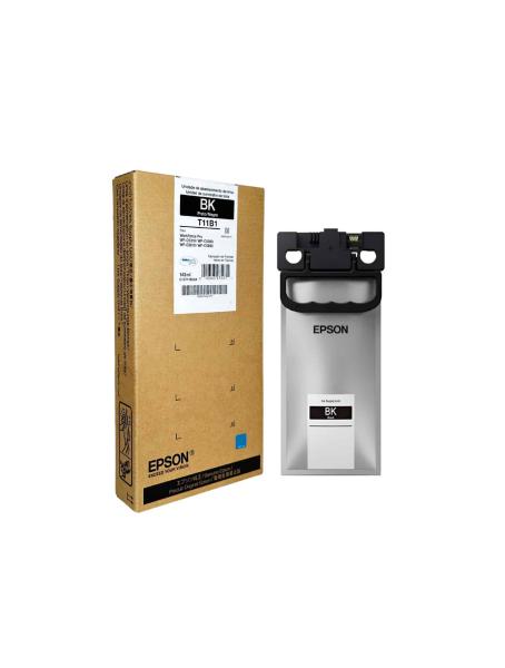 Imagen 1 del producto “Bolsa de Tinta Epson T11B120-AL Negro Alto rendimiento promedio de 10 - 000 Imp, Capacidad de 143ML, Compatible para WorkForce Pro WF-C5891 / WorkForce Pro W ”