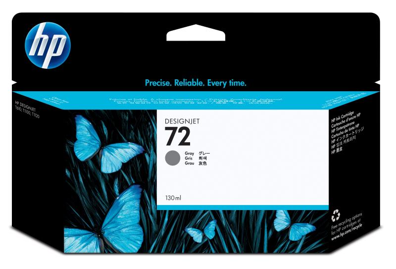 Imagen 1 del producto “Tinta HP 72 - C9374A, Gris 130ml ”