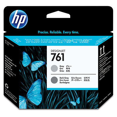 Imagen 1 del producto “Cabezal HP 761 - CH647A, Gris/Gris Obscuro ”