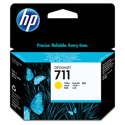 Imagen 1 del producto “Tinta HP 711 - CZ132A, Amarillo 29ml ”