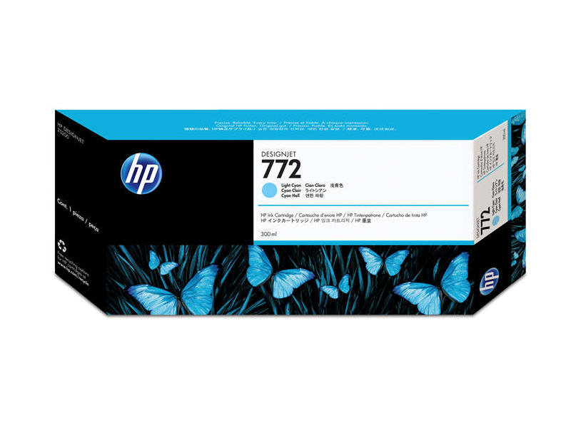 Imagen 1 del producto “Tinta HP 772 - CN632A, Cian Claro 300ml ”