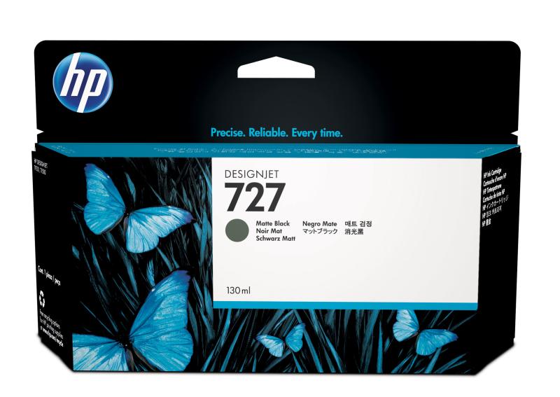 Imagen 1 del producto “Tinta HP 727 - B3P22A, Negro Mate 130ml ”