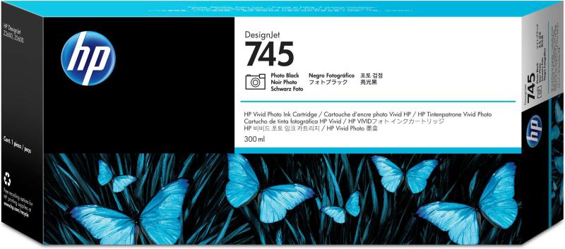 Imagen 1 del producto “Tinta HP 745 - F9K04A, Negro Fotográfico 300ml ”