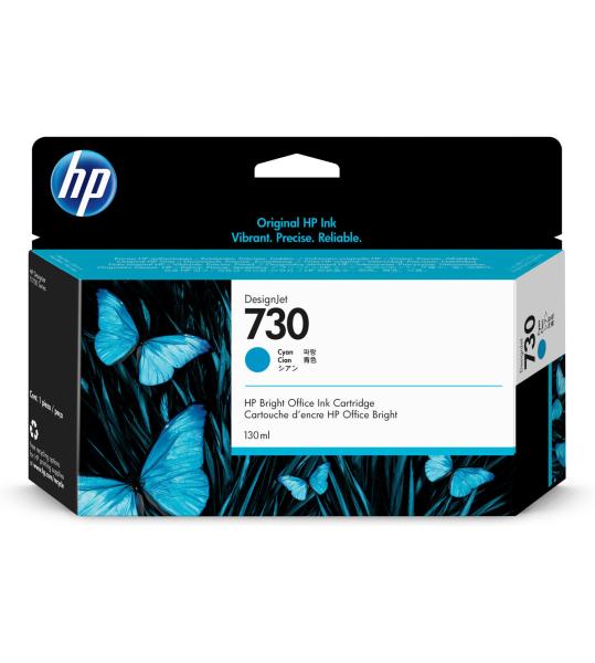 Imagen 1 del producto “Tinta HP 730 - P2V62A, Cian 130ml ”