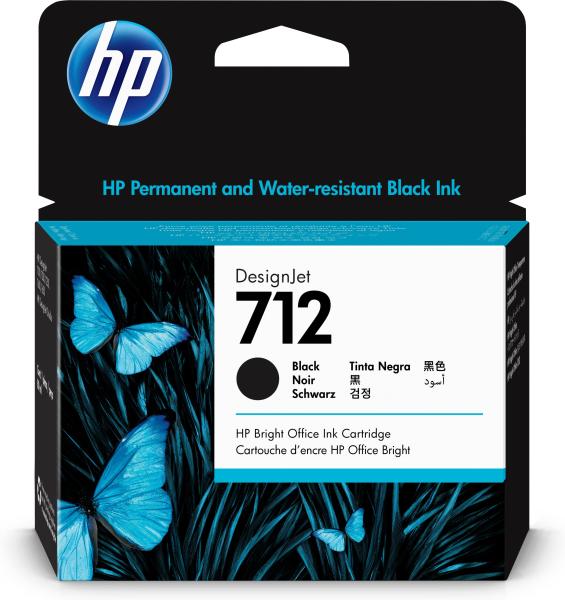 Imagen 1 del producto “Tinta HP 712 - 3ED71A, Negro 80ml ”
