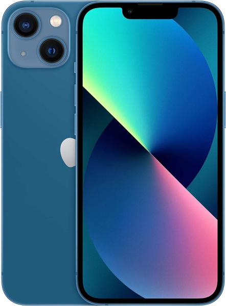 Imagen 1 del producto “Apple iPhone 13 - 512 GB, Azul - Totalmente Desbloqueado (Reacondicionado Grado A) Incluye Mica de Cristal templado 9D, Cable de Datos y Cargador de 20W ”