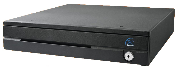 Imagen 1 del producto “Cajón de Dinero EC-LINE EC-CD-100M-II-GREY Negro - Acero, 7, 5, Llave ”
