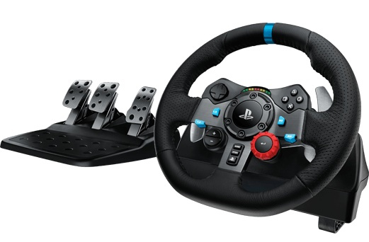 Imagen 1 del producto “Volante LOGITECH G29 DRIVING FORCE - Ruedas + Pedales, PlayStation 4, Playstation 3, Alámbrico, Negro ”