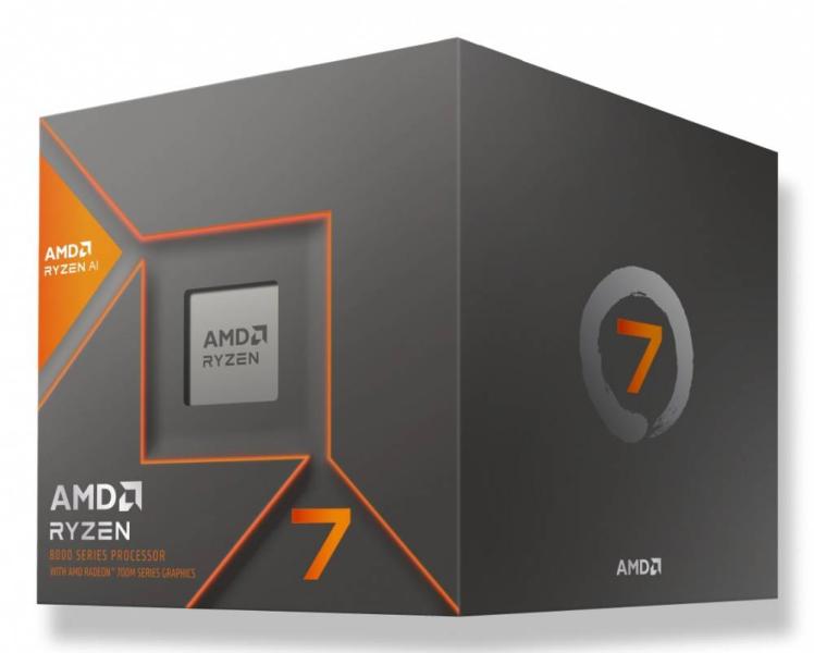 Imagen 1 del producto “AMD RYZEN 7 8700G - 8 núcleos, 24 Mb cache Socket AM5, Incluye Disipador, incluye tarjeta grafica ”