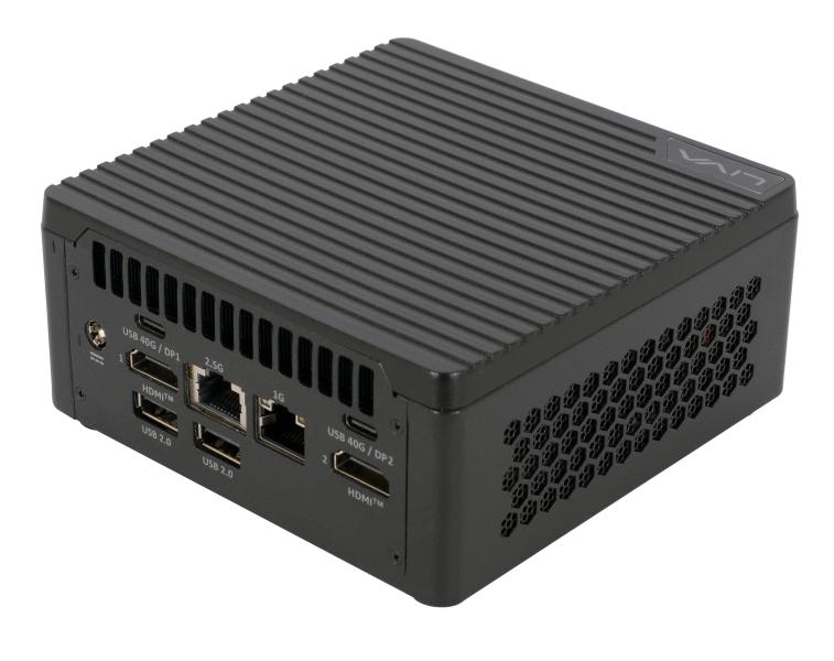Imagen 1 del producto “MINI PC ECS LIVA Z7 PLUS - CPU INTEL ULTRA 5 125H, BARBONE, RAM 2 x SO-DIMMs DDR5 (HASTA 96GB), ROM 1 x M.2 2280 PCIe (HASTA 1TB), SIN SISTEMA OPERATIVO. ”
