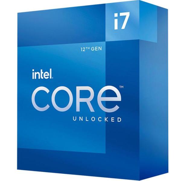 Imagen 1 del producto “Procesador Intel Core i7-12700KF 2.70GHz - 12 núcleos Socket 1700, 25 MB Caché, Alder Lake. (REQUIERE TARJETA DE VIDEO Y VENTILADOR. SOLO CHIPSET 600) ”